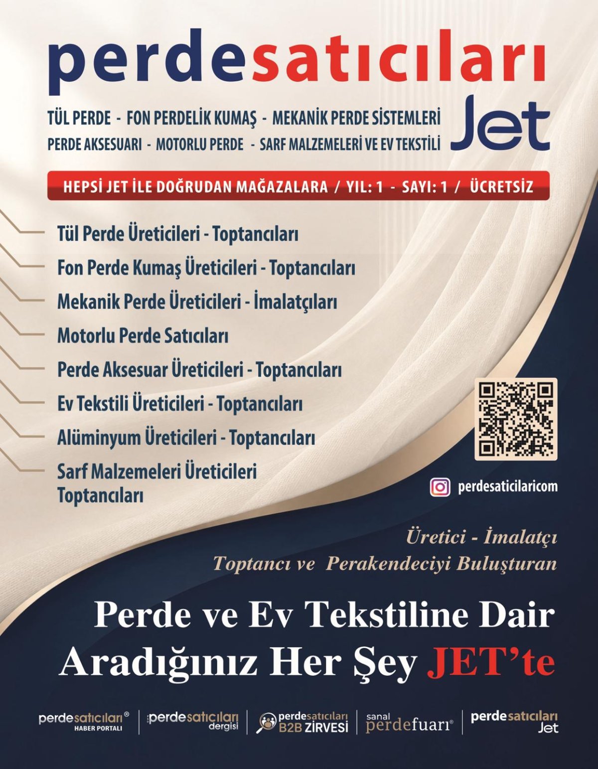 Perde Satıcıları JET Dergisi 1. Sayısı