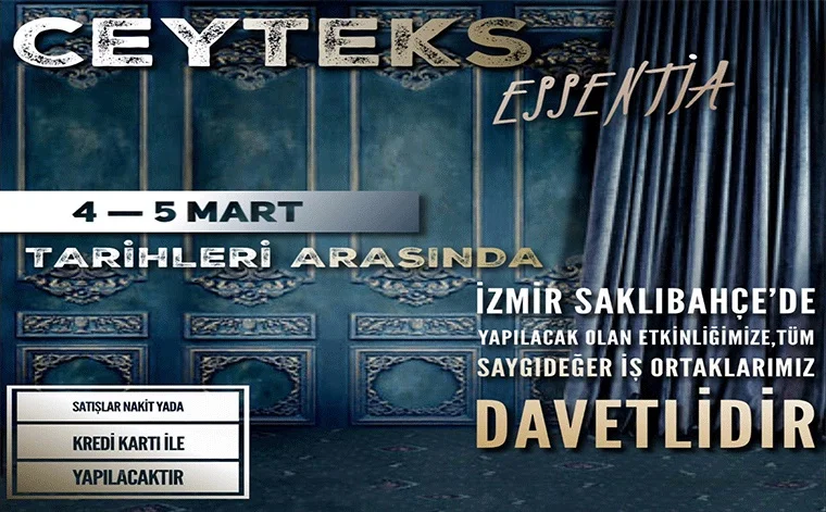 Ceyteks  İzmir Etkinliğinin Tarihi Belli Oldu.