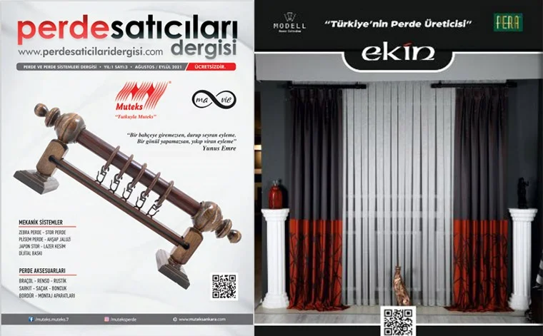 Perde Satıcıları Dergisinin 3. Sayısı Çıktı.