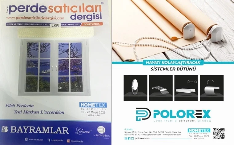Perde Satıcıları Dergisi 10. Sayısı  Hometex Fuar Öncesi Tüm Perdecilere Dağıtıldı.