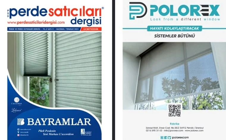 Perde ve Ev Tekstili'nin Gerçek Dergisi 11. Sayısı Tüm Türkiye'de.