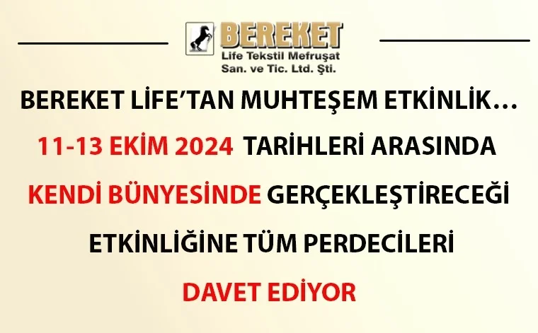 BEREKET LİFE DAN MUHTEŞEM ETKİNLİK…