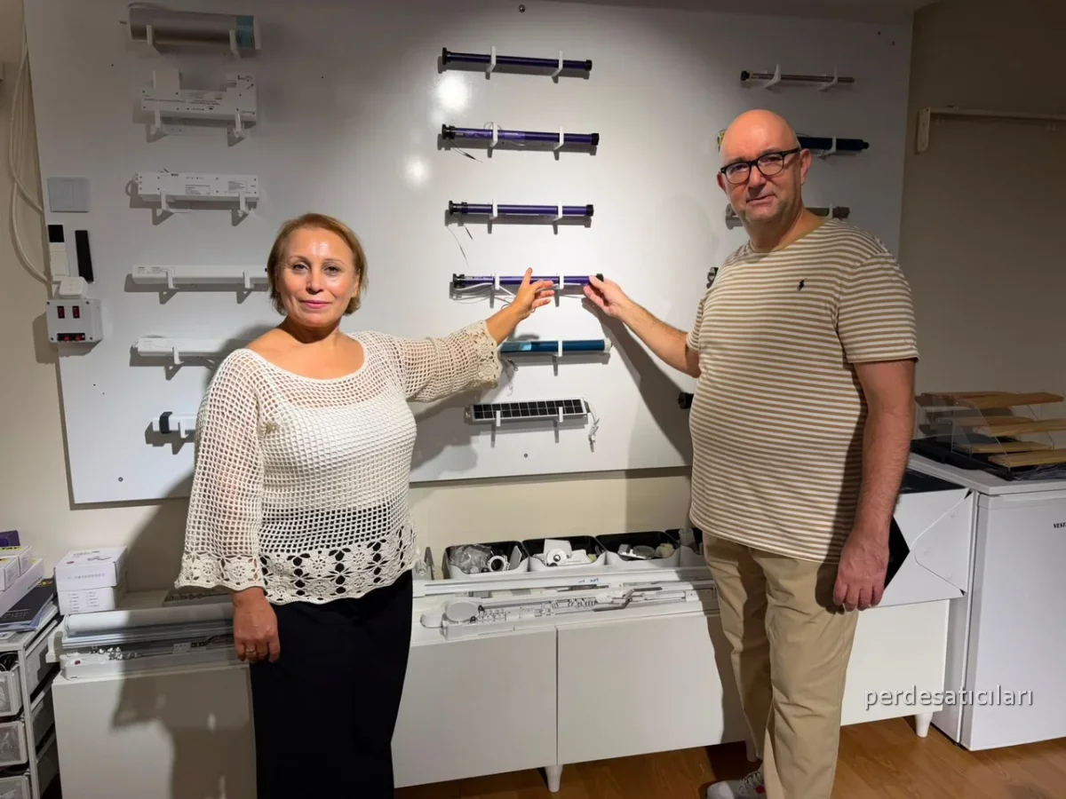  ACATAY MOTORLU PERDE | GÖKHAN ACATAY | 32 MM STOR PERDE BORULARI İLE UYUMLU YENİ MOTOR 