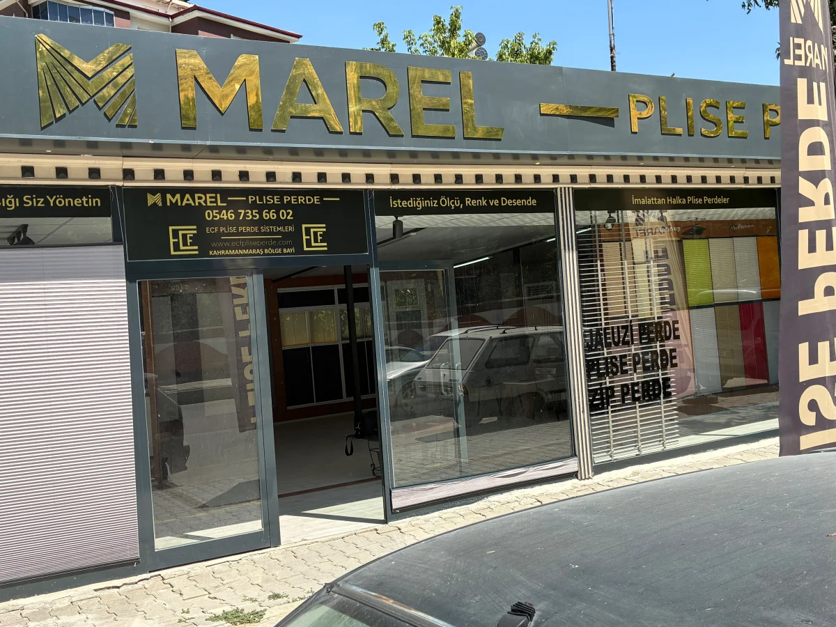 ECF PLİSE PERDE BAYİSİ / MAREL PLİSE PERDE / FATİH SEZAİ ÖZDOĞAN / ELBİSTAN / KAHRAMANMARAŞ 